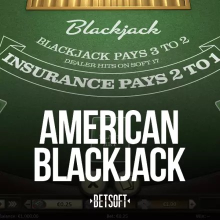 Play the American Blackjack slot by Betsoft Gaming on Pistolo