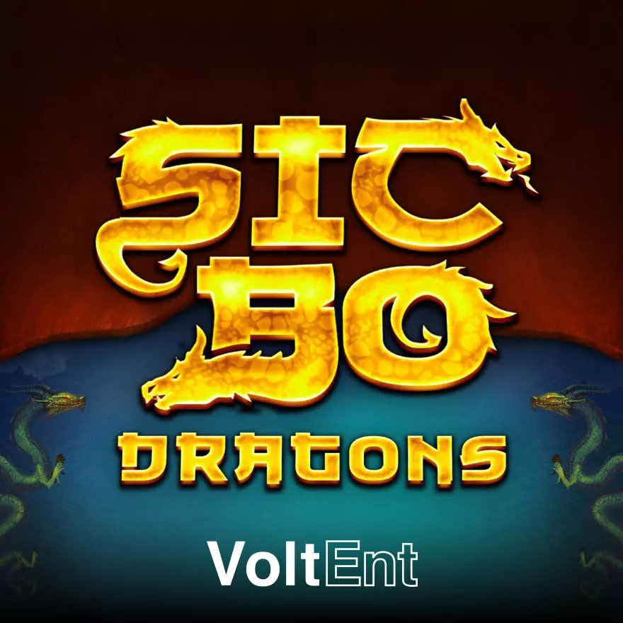 Table Games logo of Sic Bo Dragons from VoltEnt at Pistolo